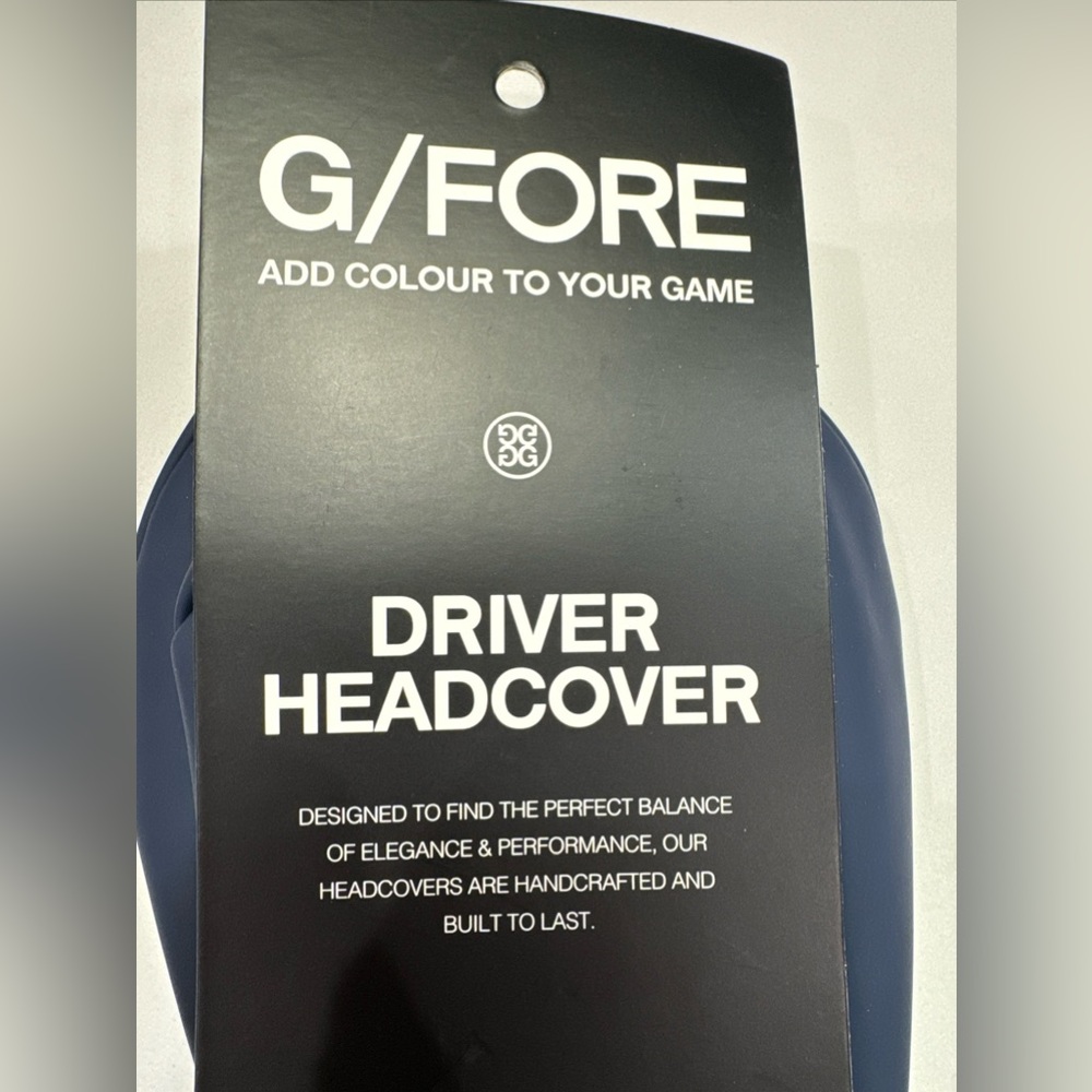 G/Fore G4 Driver Golf Headcover Skull & Tees Navy Blue Twilight - Picture 4 of 5